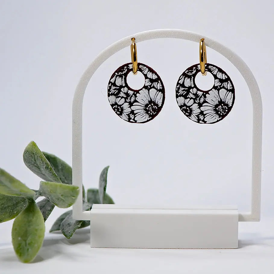 Floral Black and White Glory Craft Company