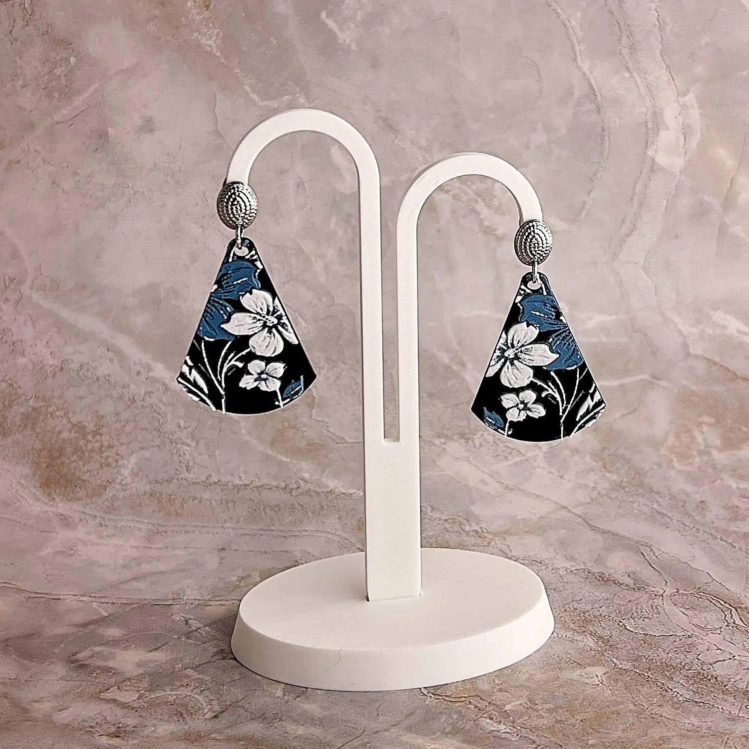 Midnight Blossom Earrings Glory Craft Company