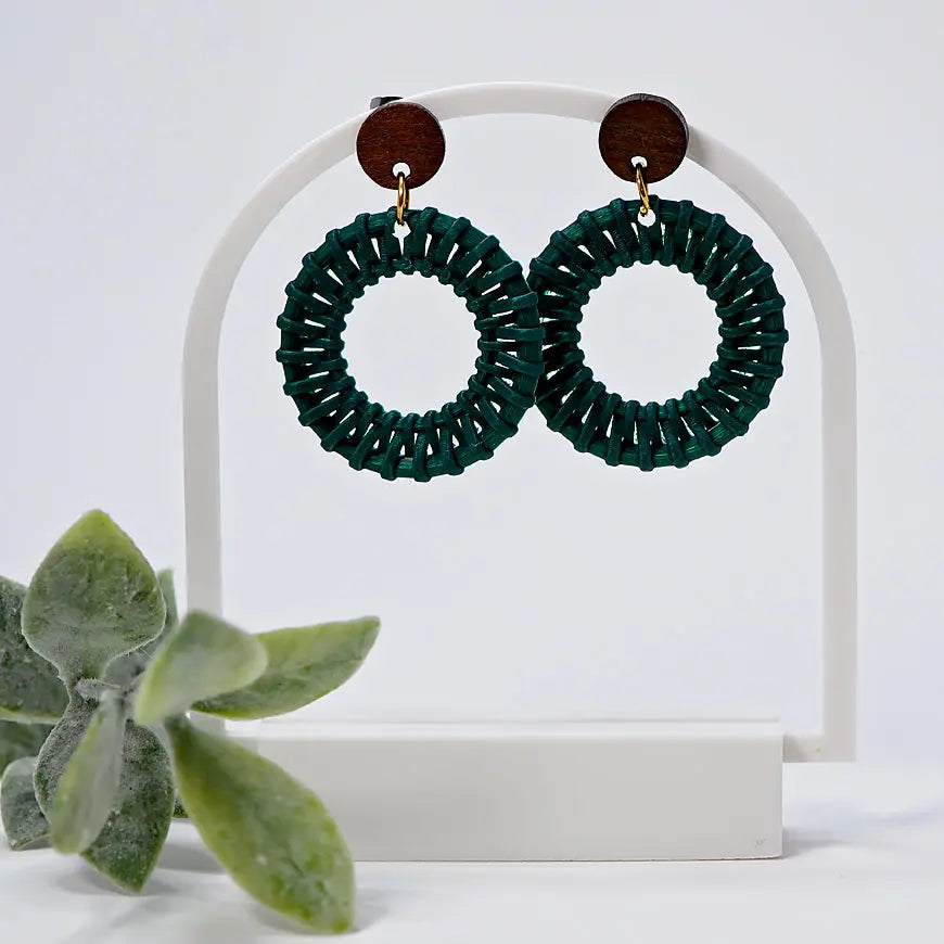 Faithfully Woven Earrings Glory Craft Company