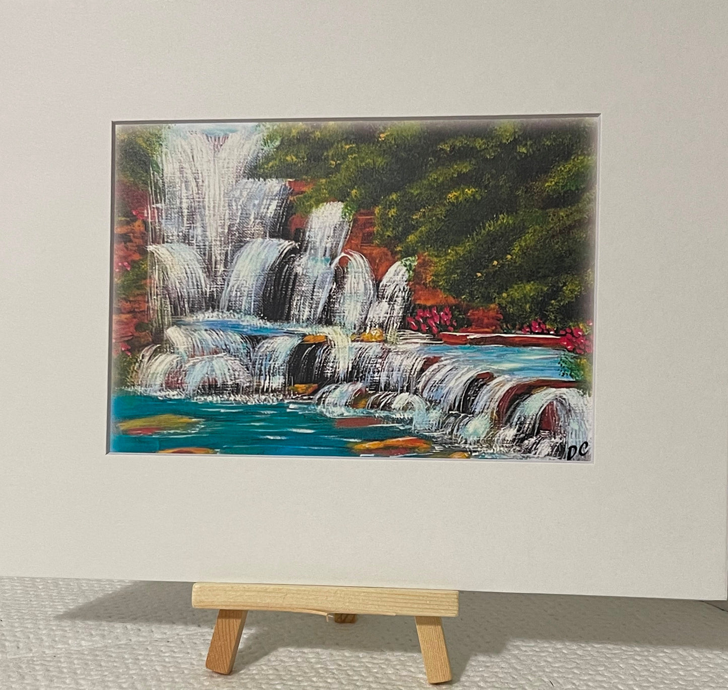 Cascade Serenity - Waterfall Landscape Print