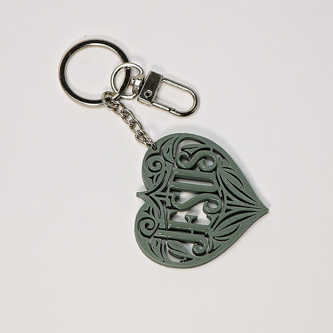 Jesus Keychain Sage Green