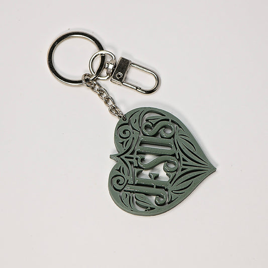 Jesus Keychain Sage Green