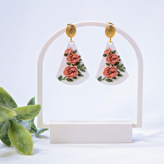 Floral White and Pink